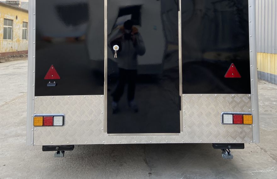 custom fast food trailer for sale with dot certified tail lights